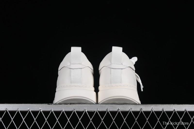 Ecco Soft 60th Anniversary Street Fun Collection Versatile White Sneakers - 63335301002