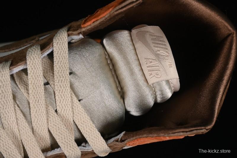 Nike Air Jordan 1 High OG Basketball Shoes in Dusted Clay & Dune Colorway - FQ2941-200