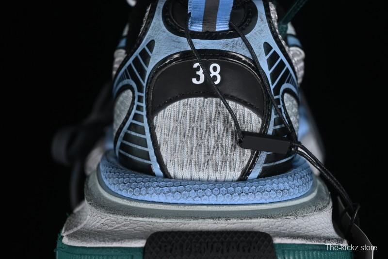 Balenciaga Phantom Sneaker 10th Generation Trend Running Shoes with Transparent Heel Strap - W3XL53124