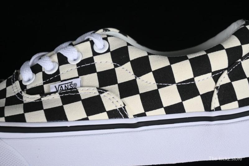 Vans Authentic Golden Coast Classic Checkerboard Slip-On Canvas Shoes - VN0A4BV4R6R