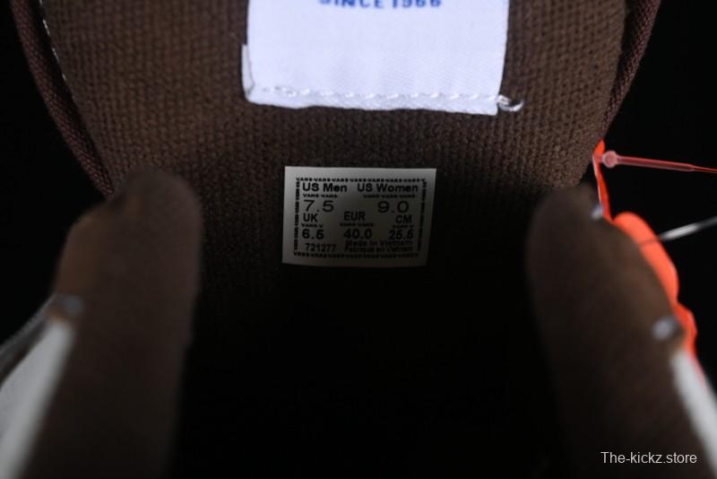 Vans Classics Knu Skool White Blue Brown Colorblock Chunky Tongue Skate Shoes - VN0009QCDMV