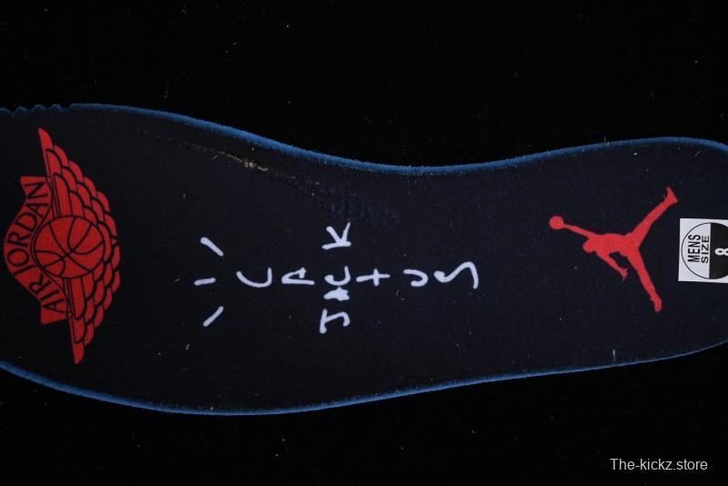 Nike Travis Scott x Air Jordan 1 Low OG AJ1 Reverse Swoosh Sneakers - DM7866-201