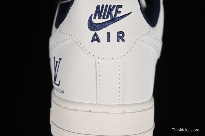 Nike Air Force 1 '07 Low LV Collaboration - Off White Double Swoosh Casual Sneakers - XZ6188-002