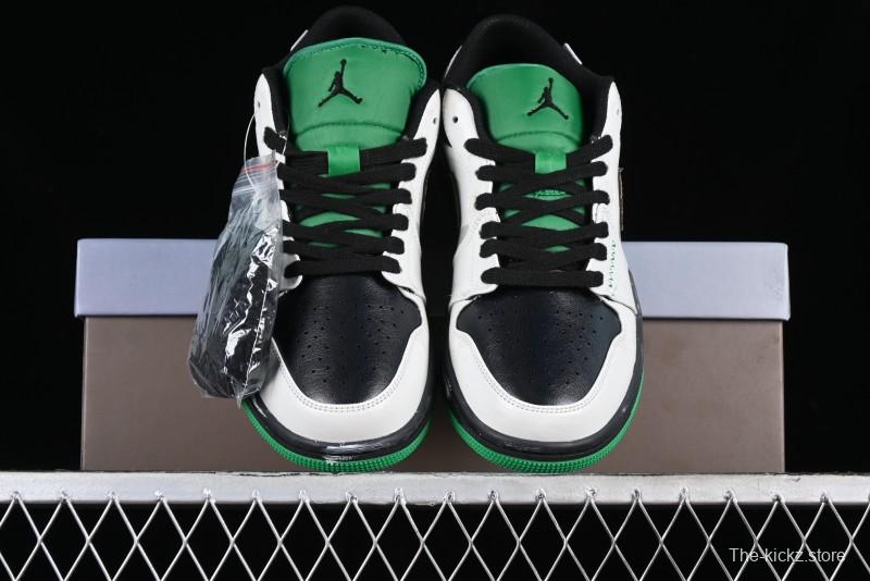 Nike Air Jordan 1 Low Retro Basketball Shoes with Panda Mischief Pioneer Rider Design - 553558-065