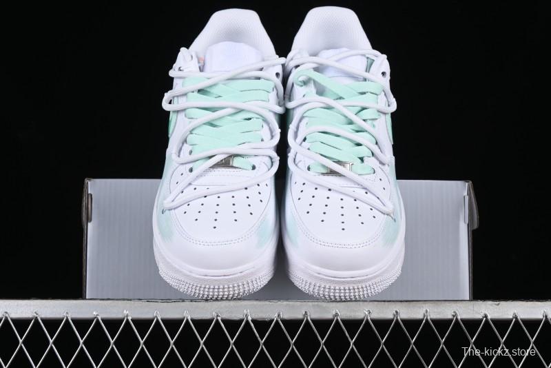 Nike Air Force 1 '07 Low Anime Themed Custom Swoosh Strap Casual Sneakers - ZH0316-023