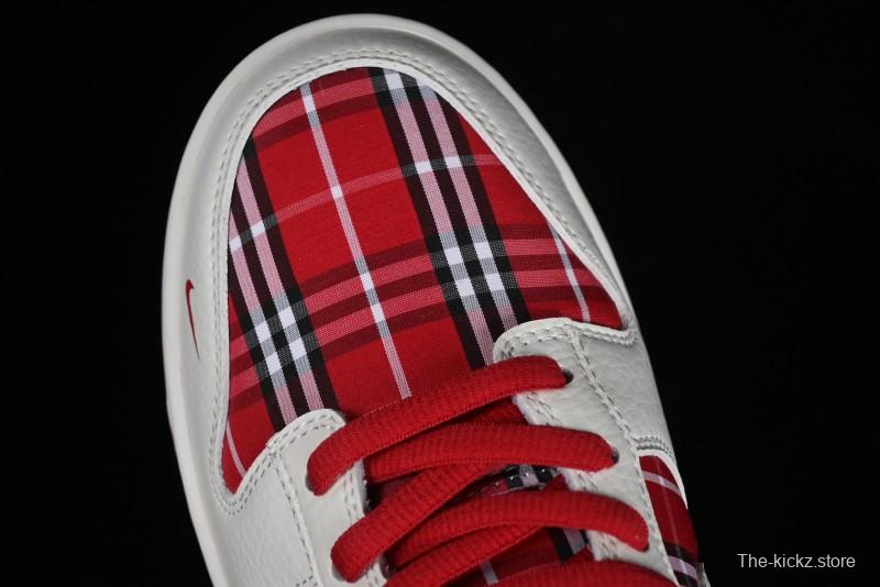 Nike SB Dunk Low Supreme - Plaid Colorway Low-Top Casual Skateboarding Shoes - SU1853-512