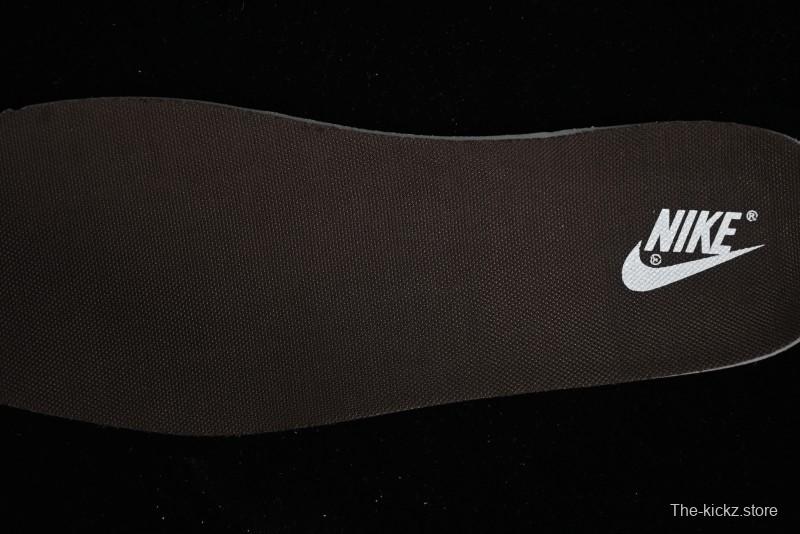 Nike SB Dunk Low LV Collaboration - Checkerboard Brown Monogram White Swoosh Anniversary High-End Custom Low-Top Casual Skate Shoes - SJ2068-255