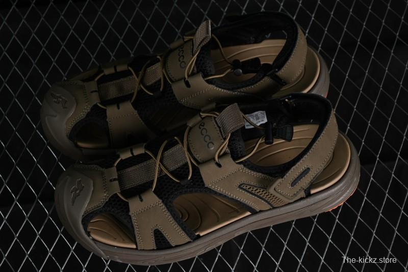 ECCO Offroad Series 2024 Summer New Outdoor Beach Sandals with Anti-Collision Toe and MD Massage Insole - 63133001002