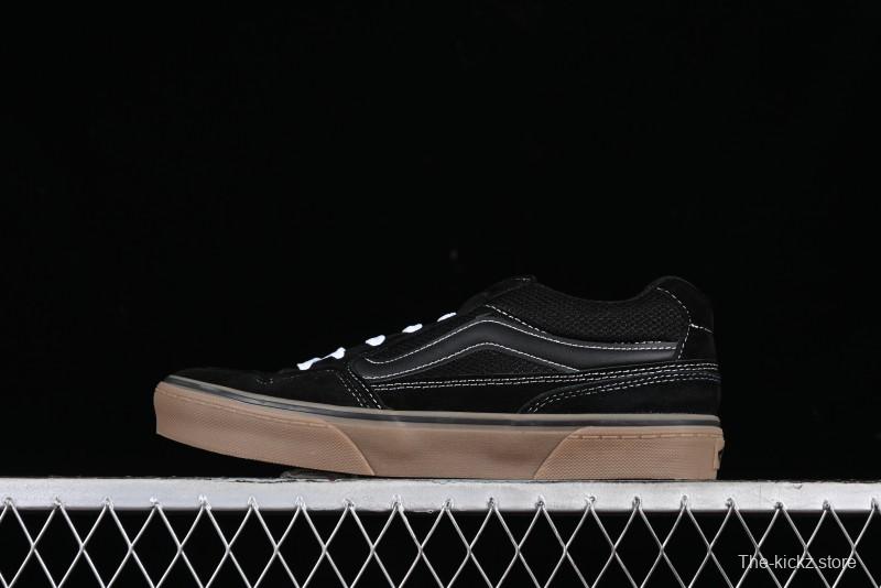 Vans Classics Knu Skool Retro Skate Shoes with Enhanced Cushioning and Breathable Mesh - VN0A5JM22WN