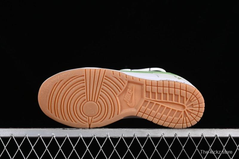 Nike Dunk Low SB Casual Sneakers Spring Summer Series Green Grape Camellia White Green - FD9922-151