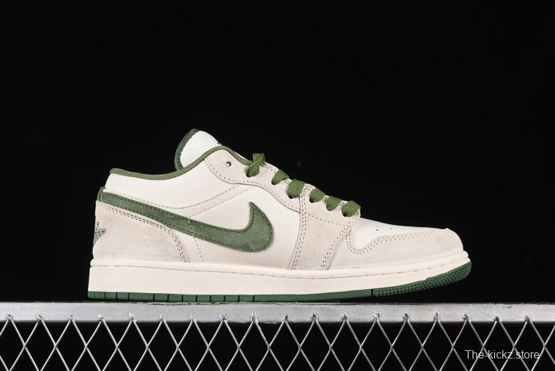 Nike Air Jordan 1 Low Stussy Collaboration Retro Basketball Shoes - DM5688-102