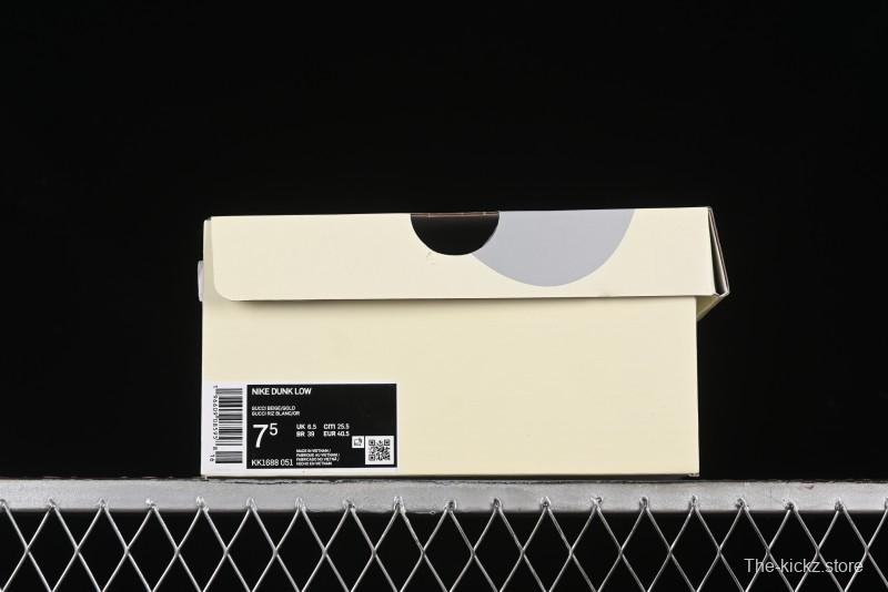 Nike SB Dunk Low Gucci Collaboration - Anniversary High-End Custom Low-Top Casual Sneakers - KK1688-051