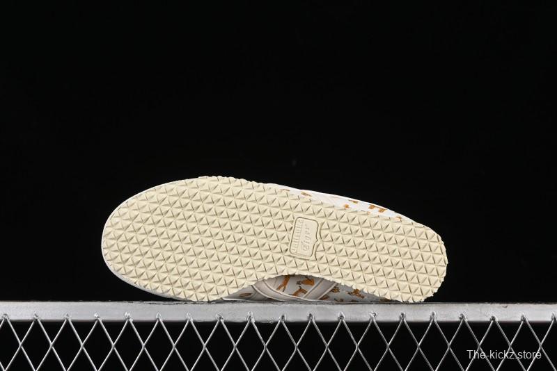 Onitsuka Tiger Mexico 66 Low-Top Leisure Running Shoes with Full-Grain Leather Upper - 1183B785-100