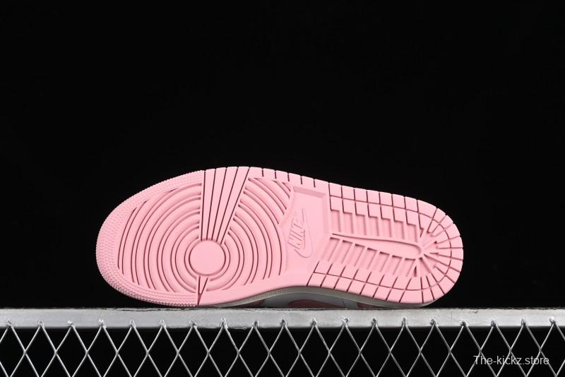 Nike Air Jordan 1 Low AJ1 Pink White Low-Top Casual Sneakers - DC0774-162