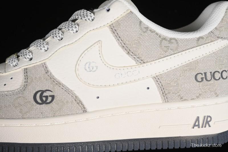 Nike Air Force 1 '07 Low Gucci Collaboration - Ash Grey Low-Top Casual Sneakers BB9577-102