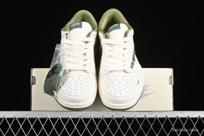 Nike Travis Scott x Fragment Design x Air Jordan 1 Low OG SP AJ1 Retro Sneakers - DM6688-605