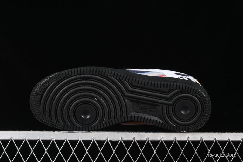 Nike Air Force 1 '07 Low Casual Sneakers with Lazy Panda Design - CW1188-768