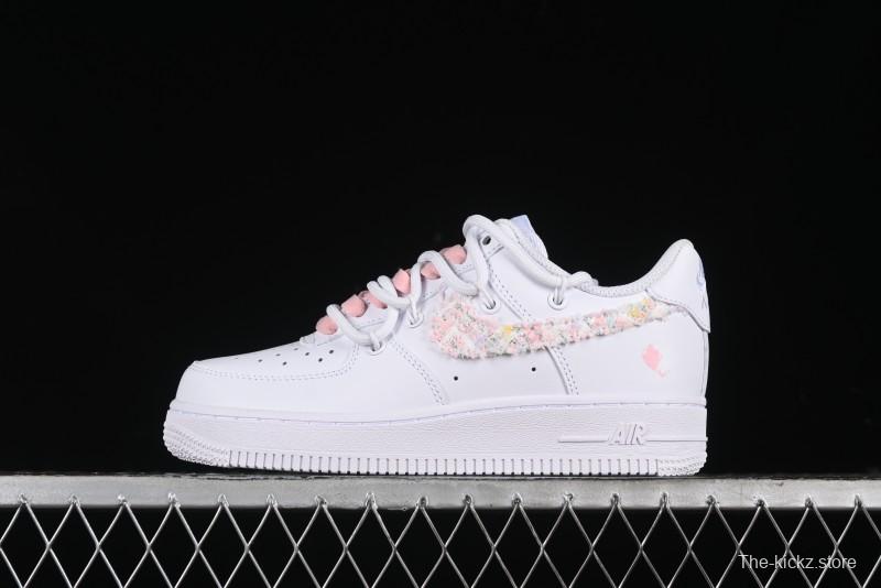Nike Air Force 1 '07 Low Pink Chanel-Inspired Casual Sneakers - DH9999-334