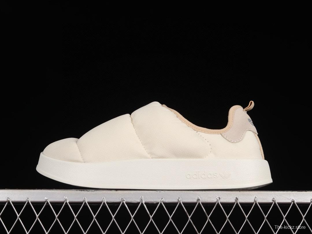 Adidas Ruffylette HR1481 Winter Slip-On Board Shoes with Warm Lining