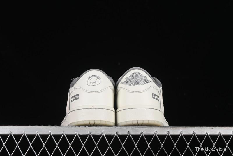 Nike Travis Scott x Fragment Design x Air Jordan 1 Low OG SP AJ1 Supreme Collaboration - CH6336-011