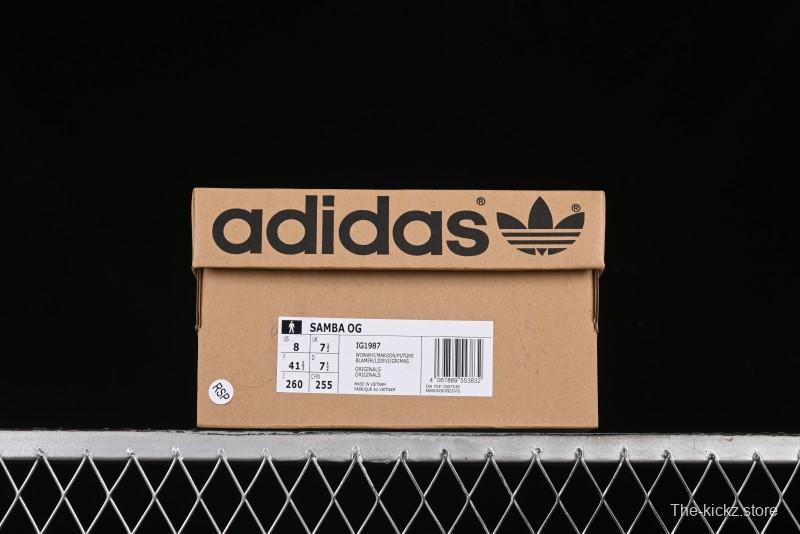 Adidas Originals Samba OG Retro Casual Sneakers - IG1987