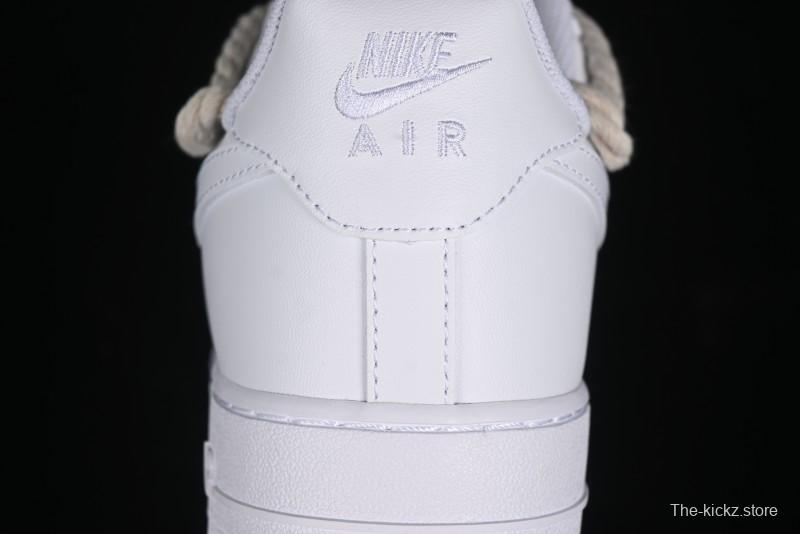 Nike Air Force 1 '07 Low White Deconstructed Casual Sneakers - CW2288-046