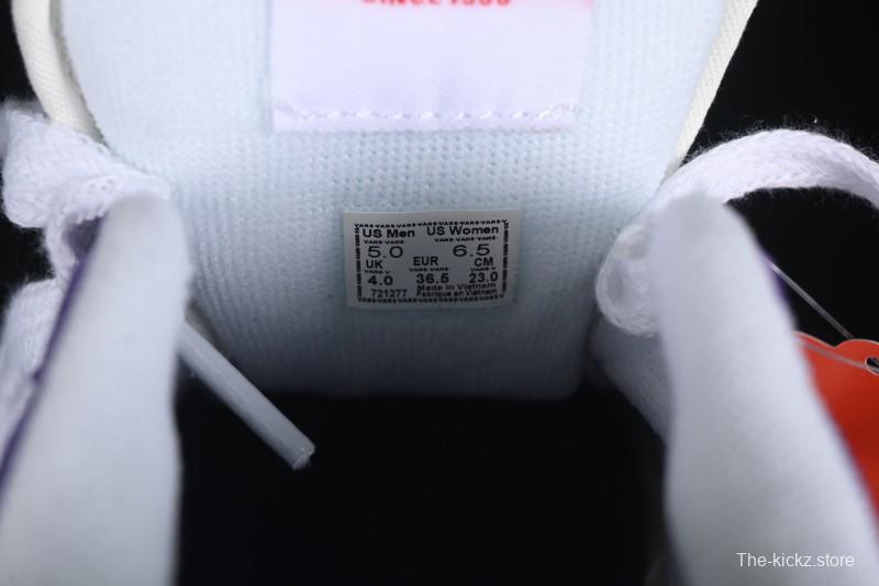 Vans Classics Knu Skool Full-Grain Leather Retro Sneakers with Chunky Silhouette - VN000CS0DRV