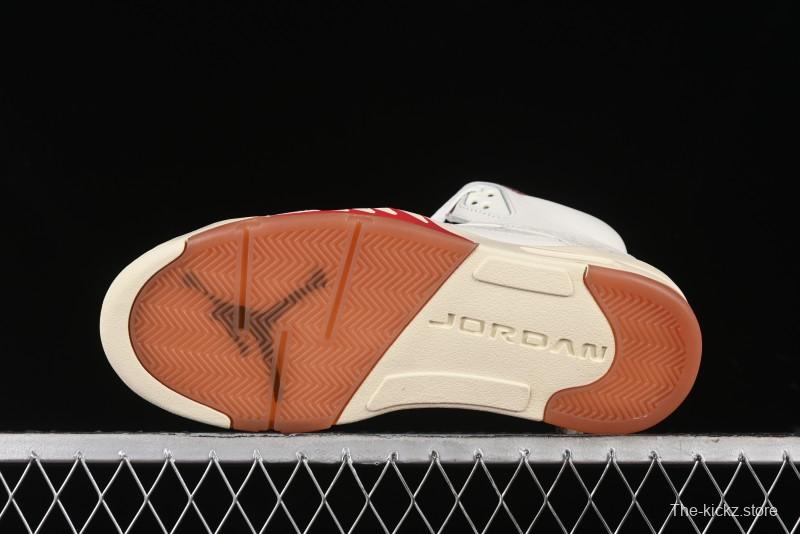 Nike Air Jordan 5 Retro "El Grito" Basketball Shoes with Mexican Flag Color Scheme - HF8833-100