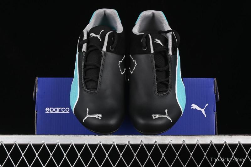 Puma Sparco Future Round Toe Lace-Up Leather Fabric Low-Top Lifestyle Casual Shoes - 308155-01