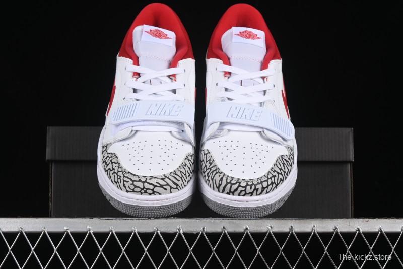 Nike Air Jordan Legacy AJ312 Low Sneakers with Triple Strap Design - FQ7827-106