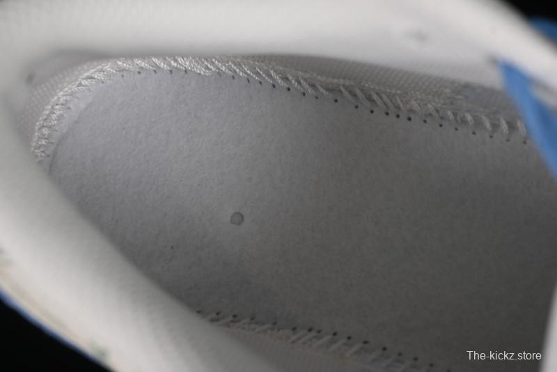 Nike Air Jordan 1 Low LV Collaboration - Light Blue Print Retro Basketball Shoes - WG8850-008