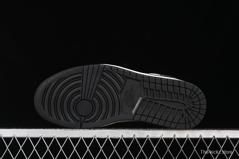 Nike Travis Scott x Fragment Design x Air Jordan 1 Low OG SP AJ1 Supreme Collaboration - Mist Blue Low-top Casual Sneakers - SJ2068-119