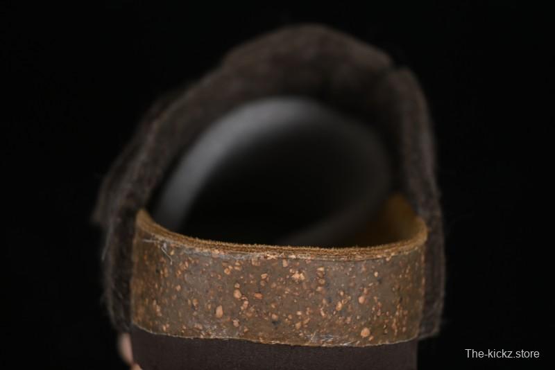 Birkenstock Half-Fur Slide Sandals with Wool Lining - G.D4