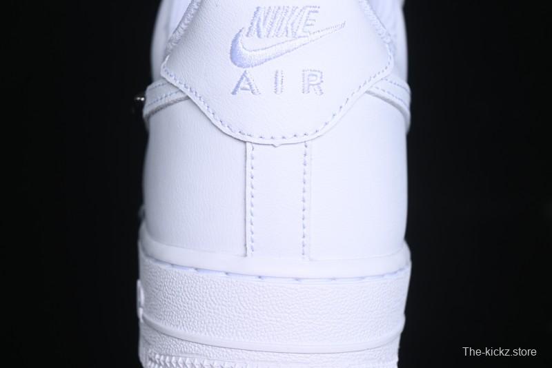 Nike Air Force 1 '07 Low Stussy Collaboration - Crystal Milk Coffee Low-Top Casual Sneakers - IF1686-101