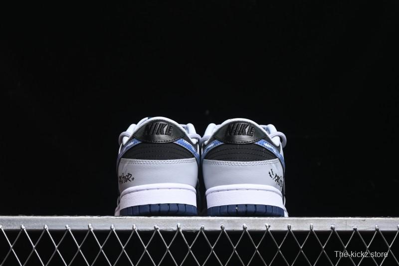 Nike Dunk Low Retro Casual Sneakers with Cosmic Star Eye Design - FQ8826-100