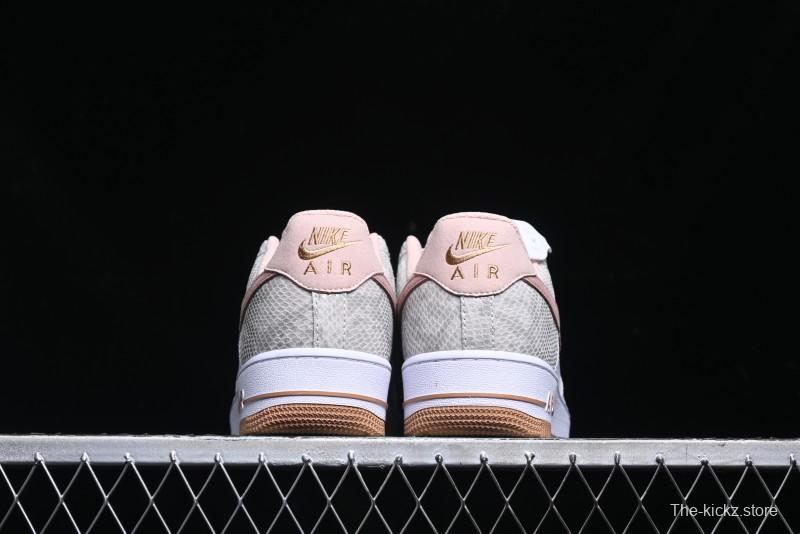Nike Air Force 1 '07 Low Year of the Snake Themed Low-Top Casual Sneakers - HF2898-100