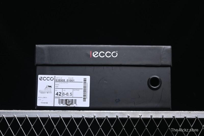 ECCO Cool Series Workwear Leather Anti-Slip Platform Chelsea Boots - 63890801001