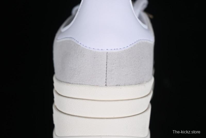 Adidas Originals Gazelle Bold HQ6893 Low-Top Sneakers with Thick Sole for Casual Wear, Slip-Resistant and Durable