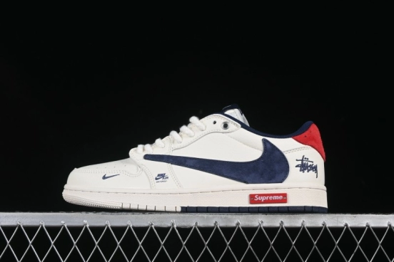 Nike Travis Scott x Fragment Design x Air Jordan 1 Low OG SP AJ1 Low Top Casual Sneakers - SJ2068-147