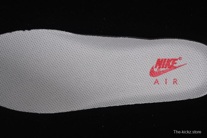 Nike Air Force 1 '07 Low Nezha Collaboration Grey Red Swoosh Casual Sneakers - DF0188-046