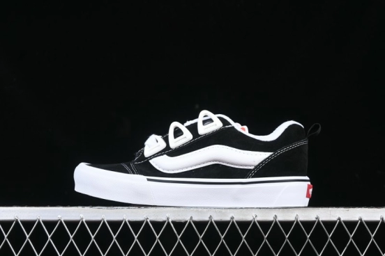 Vans Knu Skool DR Black White New Series Chunky Sneakers - VN000CZUVE9