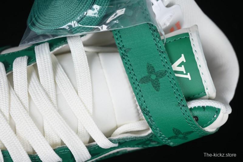 Nike Air Force 1 '07 Mid Casual Sneakers in Green - LL0222-002