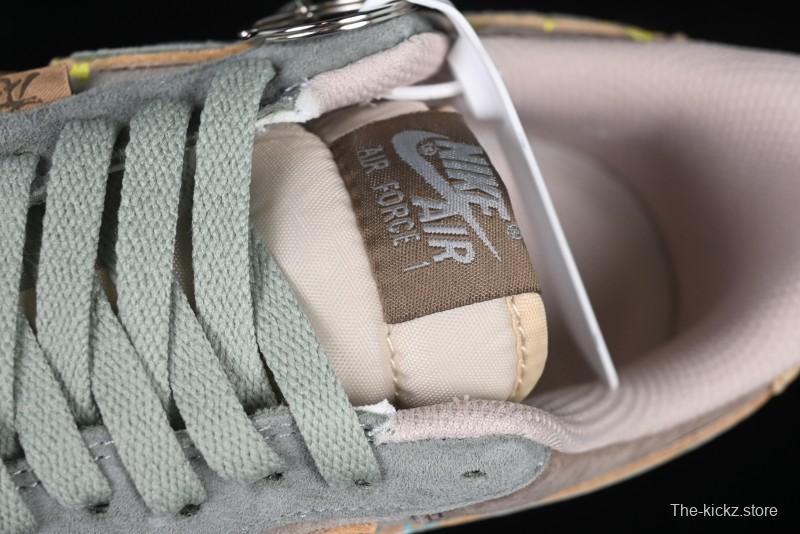 Nike Air Force 1'07 Low "Kakarot" Dragon Ball Z Custom Casual Sneakers for Autumn Winter - CD1212-666