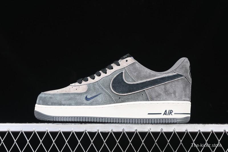 Nike Air Force 1'07 Low "Black Eight" Custom Casual Sneakers for Autumn Winter - YD2425-808