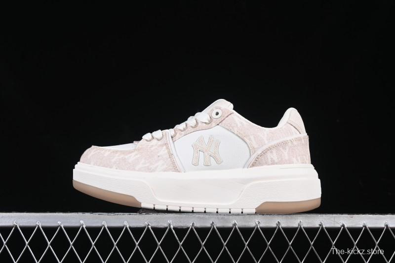 New York Yankees MLB Chunky Liner Denim Monogram SL Platform Sandals - 3ASXS015N50BGS