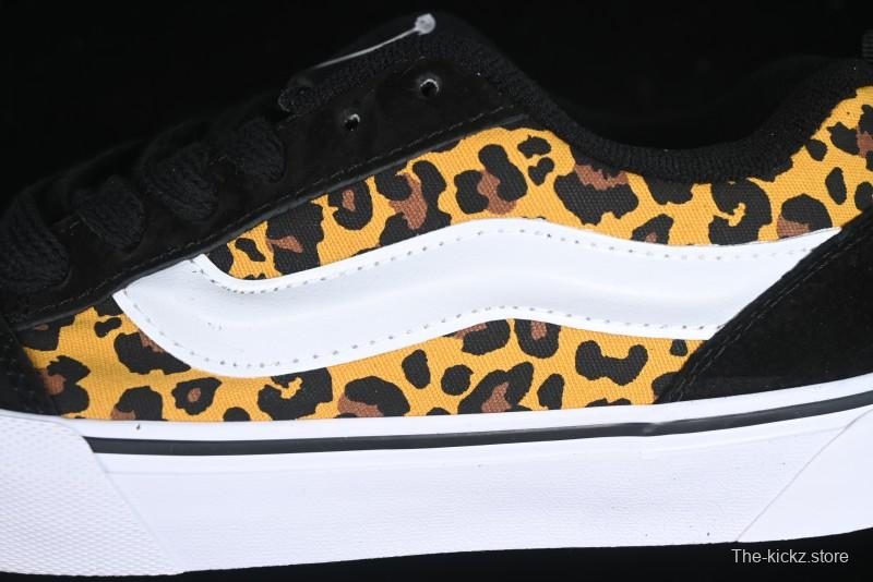 Vans Knu Skool Low Top Casual Sneakers in Leopard Print - VN000CR5CJK