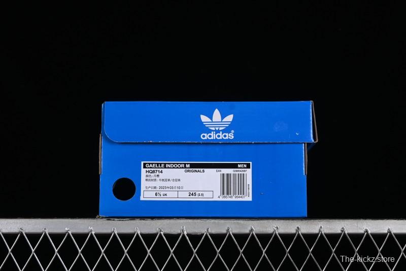 Adidas Originals Gazelle Indoor HQ8714 Retro Casual Slip-Resistant Wear-Resistant Low-Top Sneakers
