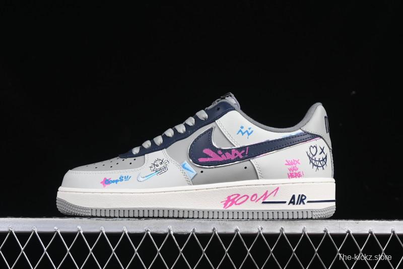 Nike Air Force 1 '07 Low "Jinkesi" League of Legends Series Jinx Custom Low-Top Casual Sneakers for Autumn Winter - XL2321-222