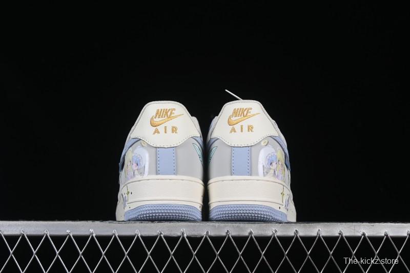 Nike Air Force 1'07 Low "Cherub" Anime Hand-Painted Doodle Low-Top Casual Sneakers - DB3301-711
