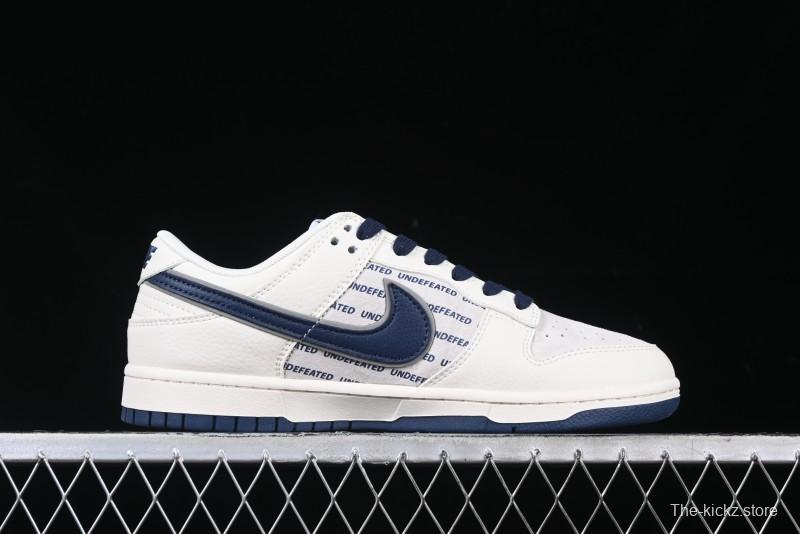 Nike SB Dunk Low UN Collaboration - Dark Blue Anniversary High-End Custom Low-Top Casual Sneakers - XX2026-666